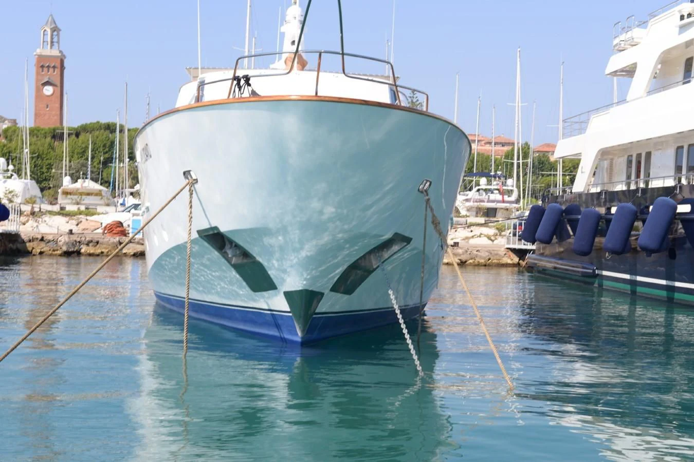 a boat in the water aboard MISTER P Yacht for Sale