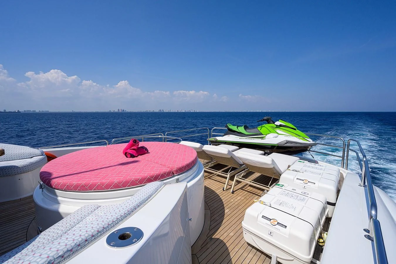 a boat on a dock aboard THE JOB FATHER Yacht for Sale