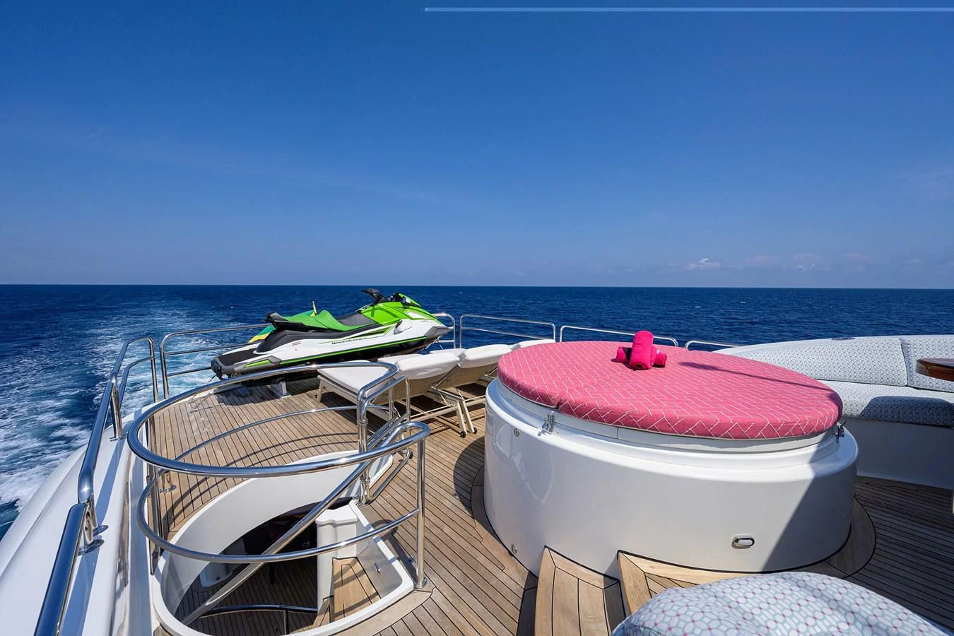 a boat on the water aboard THE JOB FATHER Yacht for Sale