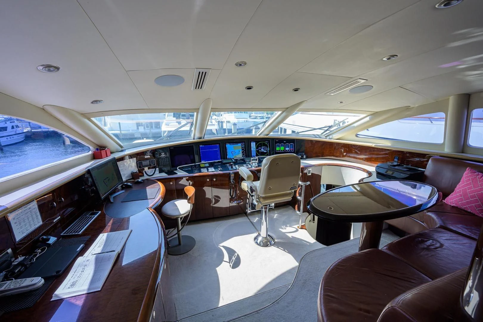inside of a plane aboard THE JOB FATHER Yacht for Sale