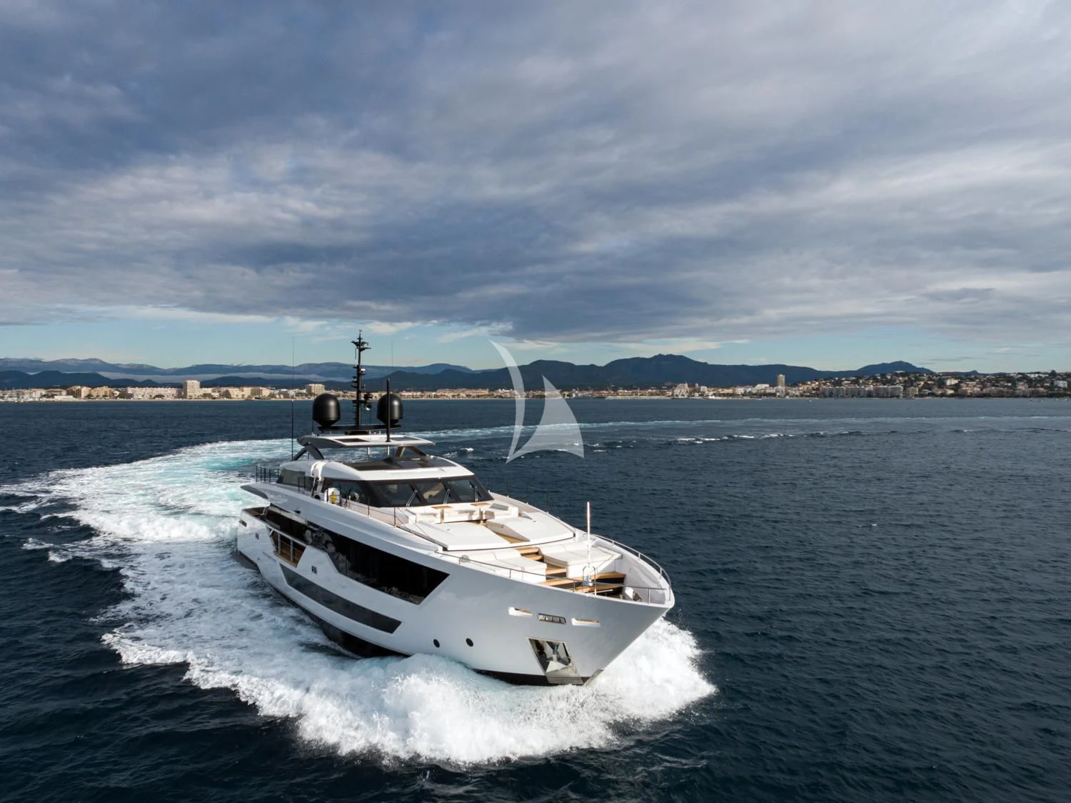 a boat on the water aboard JAG'B Yacht for Sale