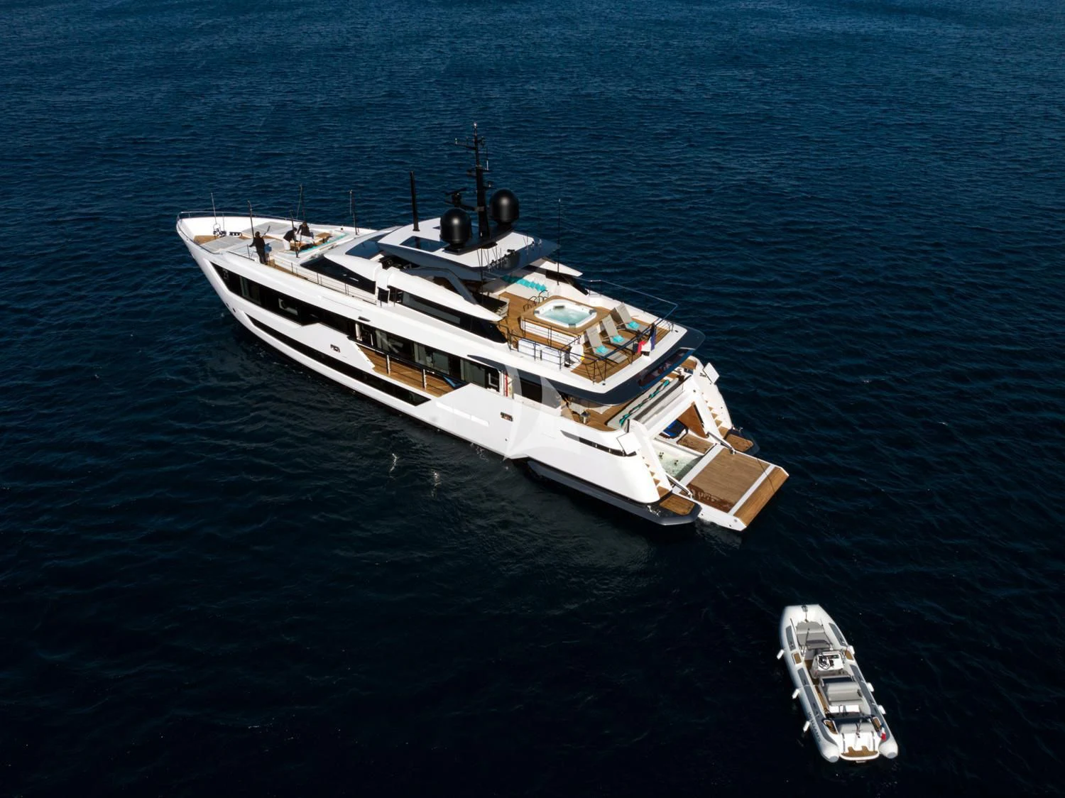 a ship in the water aboard JAG'B Yacht for Sale