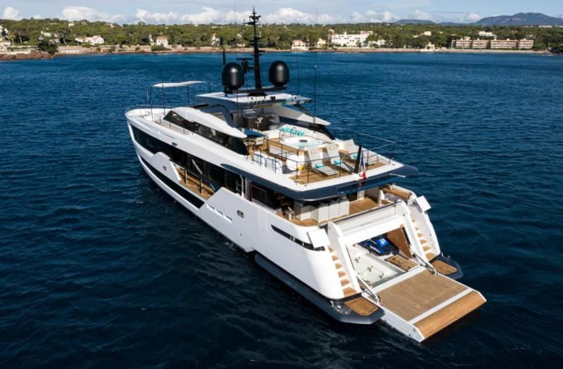 a boat on the water aboard JAG'B Yacht for Sale