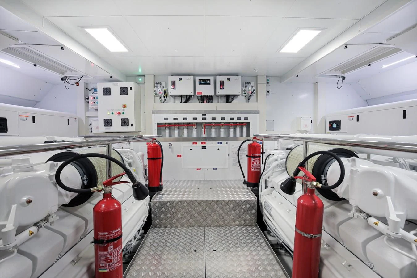 a room with several washing machines aboard JAG'B Yacht for Sale