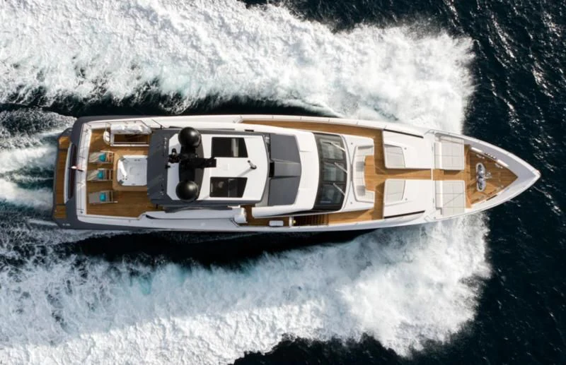 a boat in the water aboard JAG'B Yacht for Sale