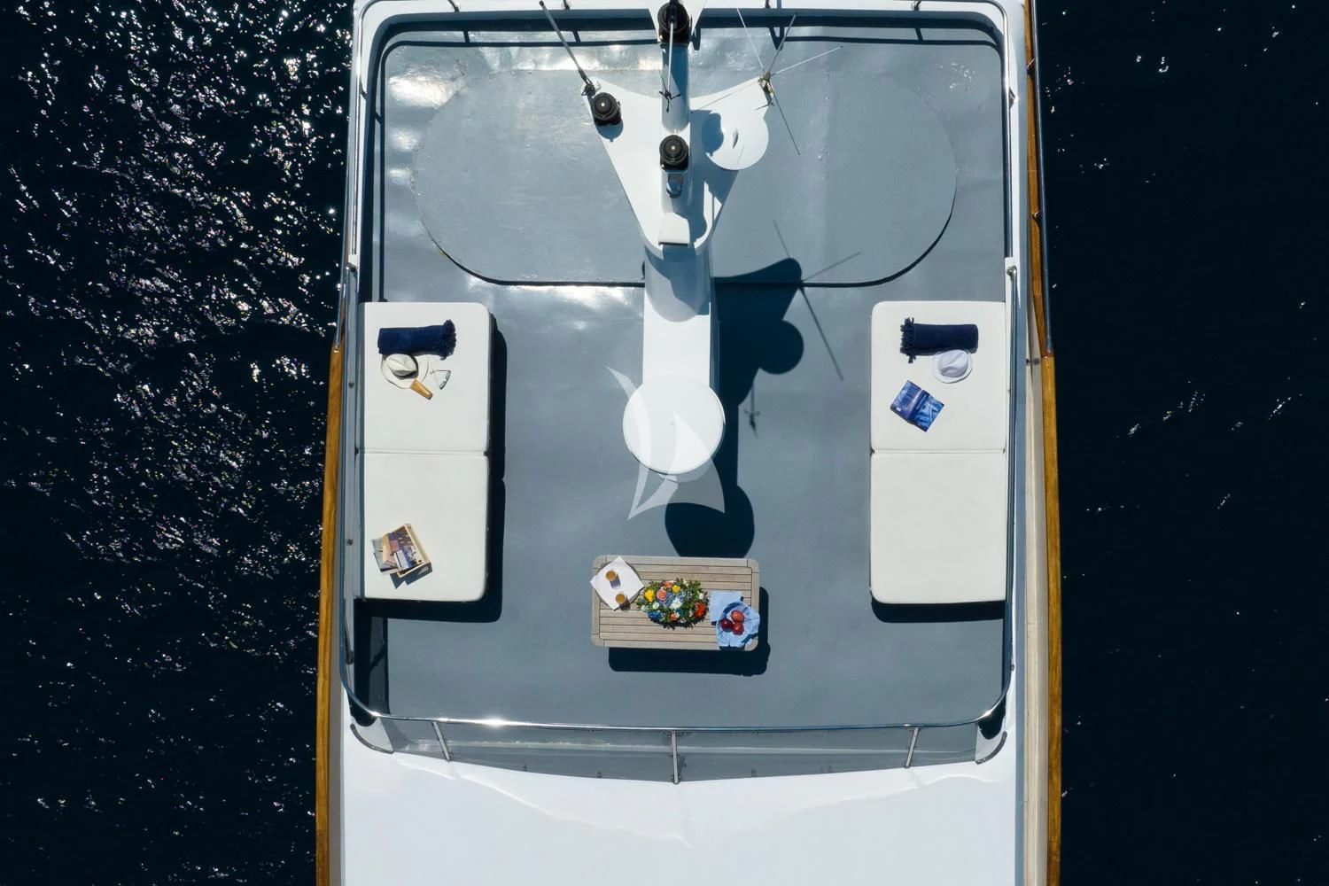 a white and yellow car door with a white door and a white door with a white door and aboard ELENA Yacht for Sale