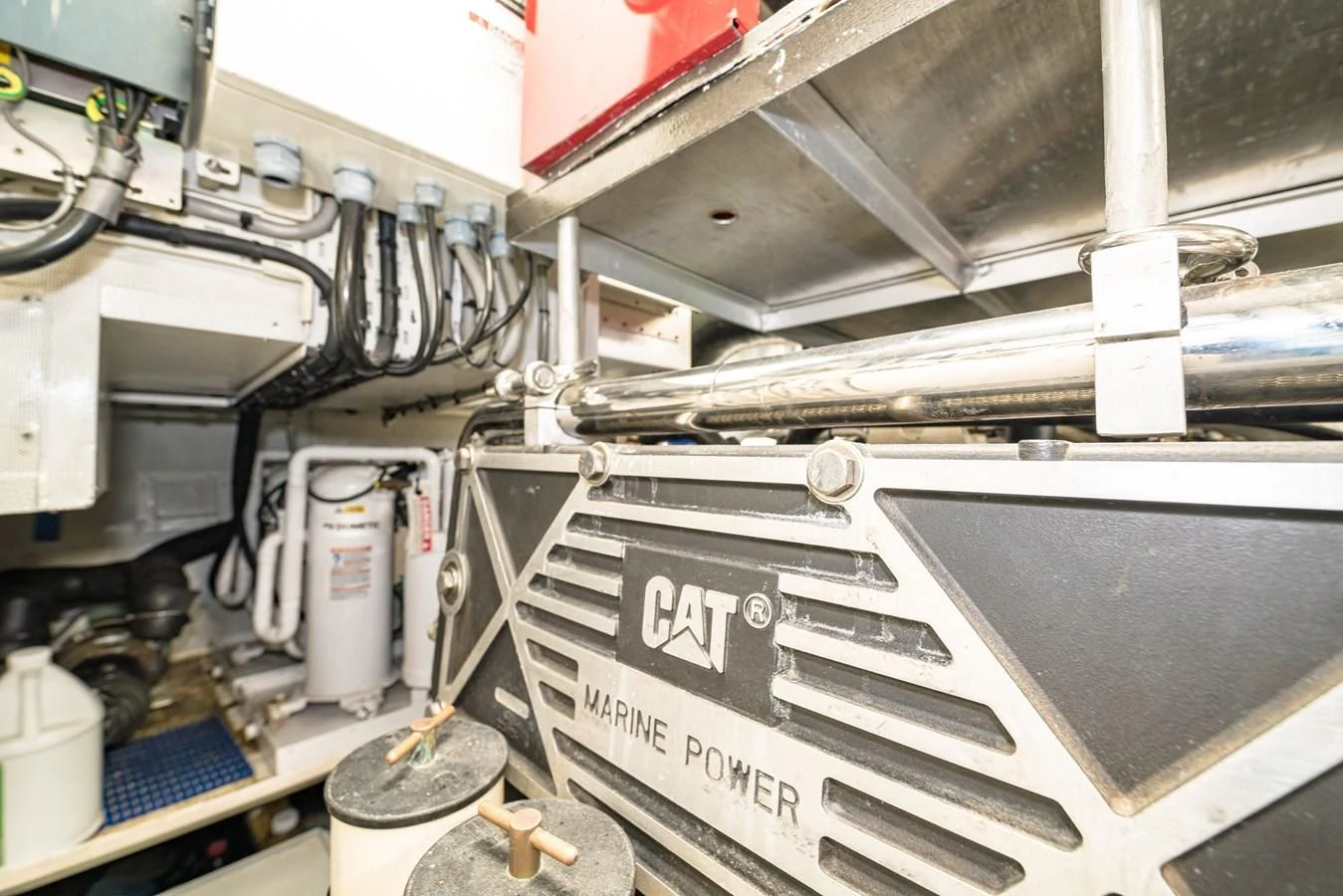 a close-up of a machine aboard LIBERTY BLUE Yacht for Sale