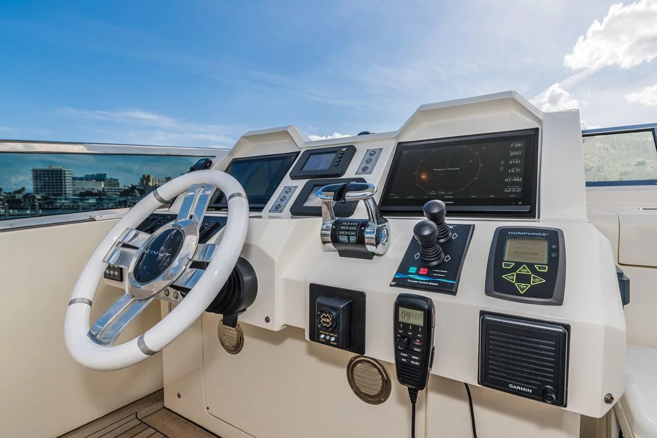 the inside of a plane aboard LIBERTY BLUE Yacht for Sale