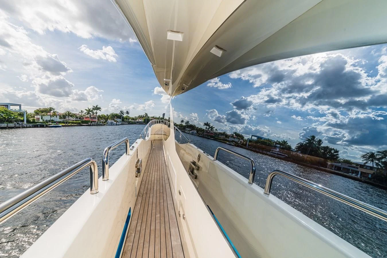 a boat on the water aboard LIBERTY BLUE Yacht for Sale