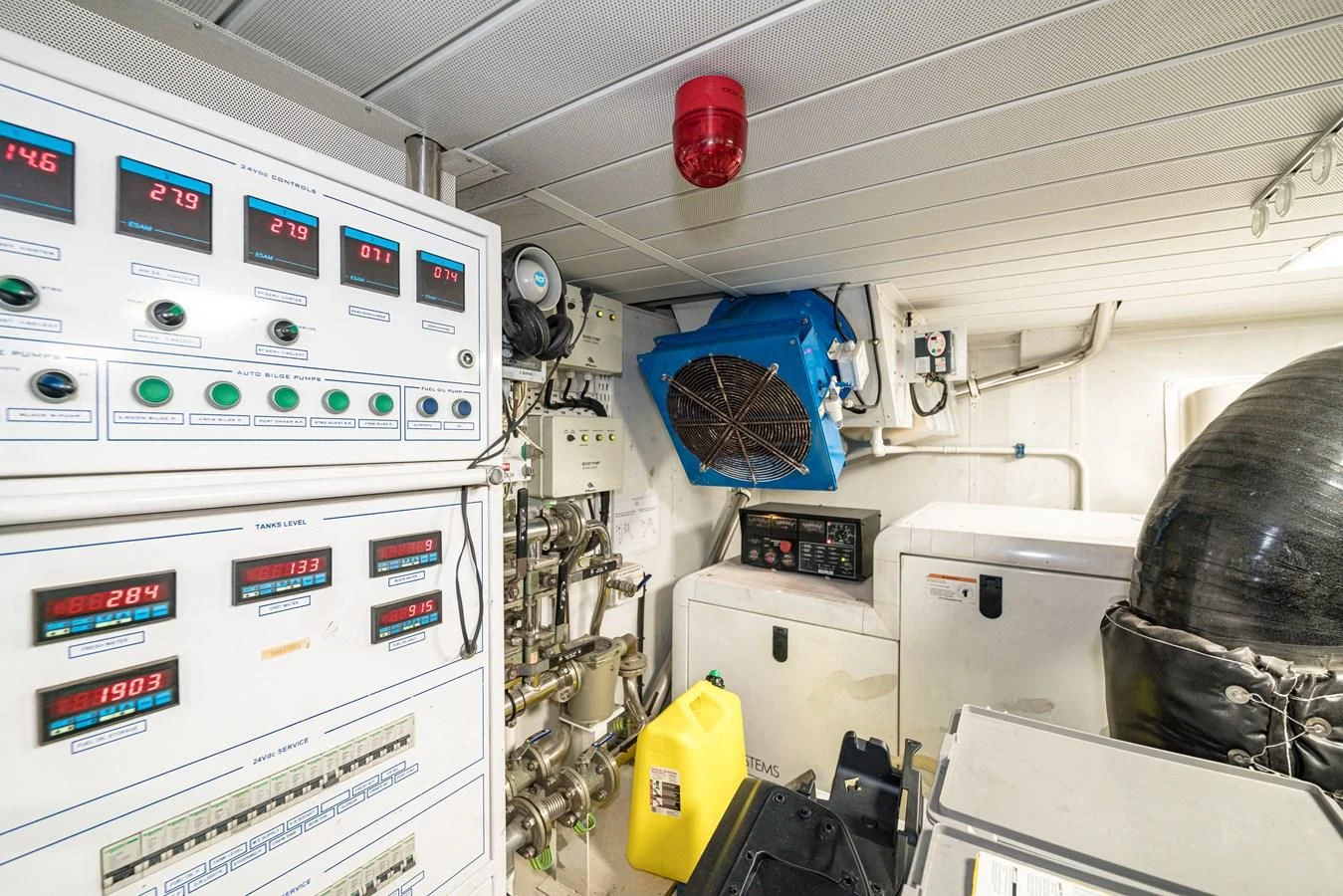 a room with medical equipment aboard LIBERTY BLUE Yacht for Sale