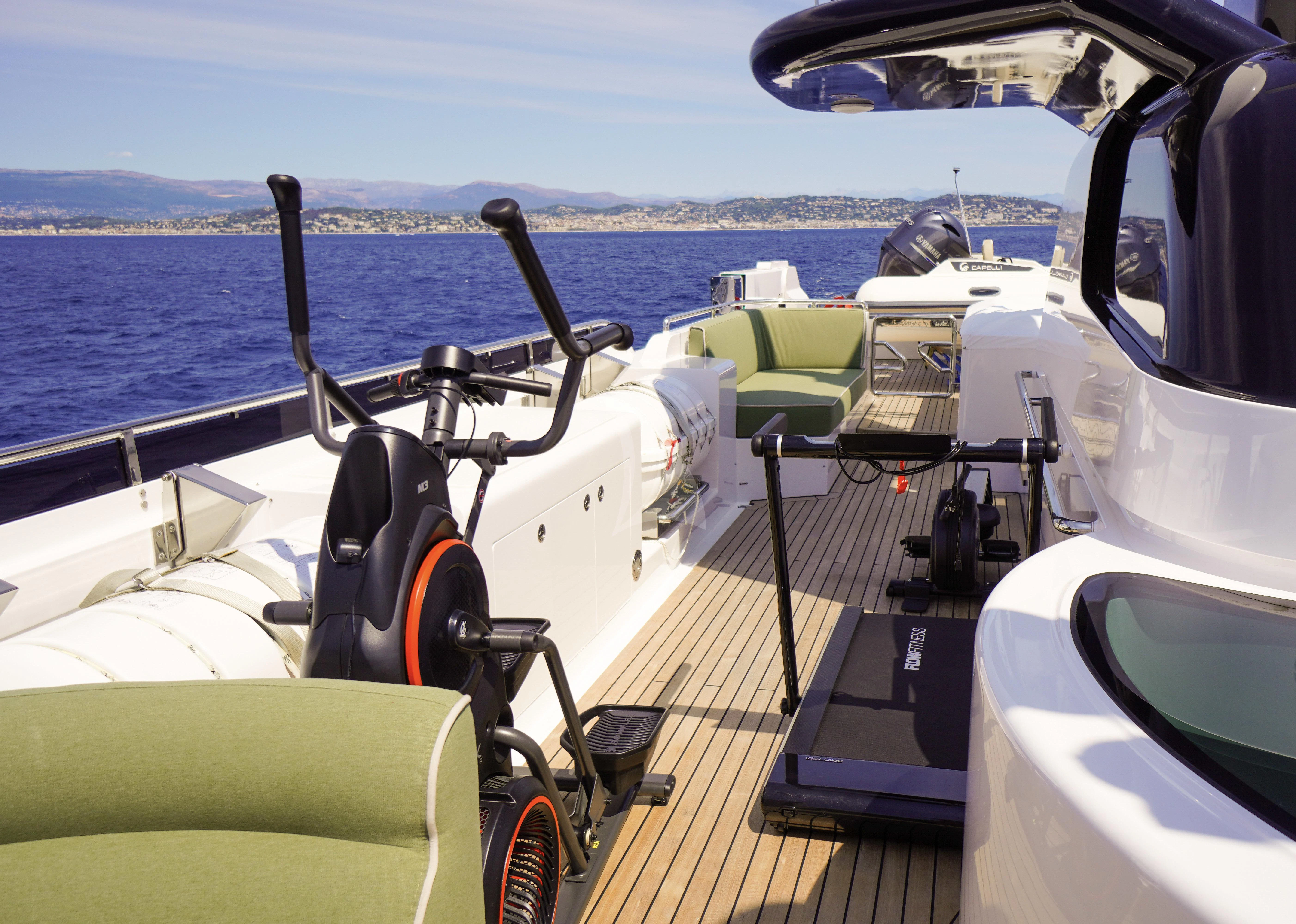 a boat on the water aboard UNEXPECTED Yacht for Sale