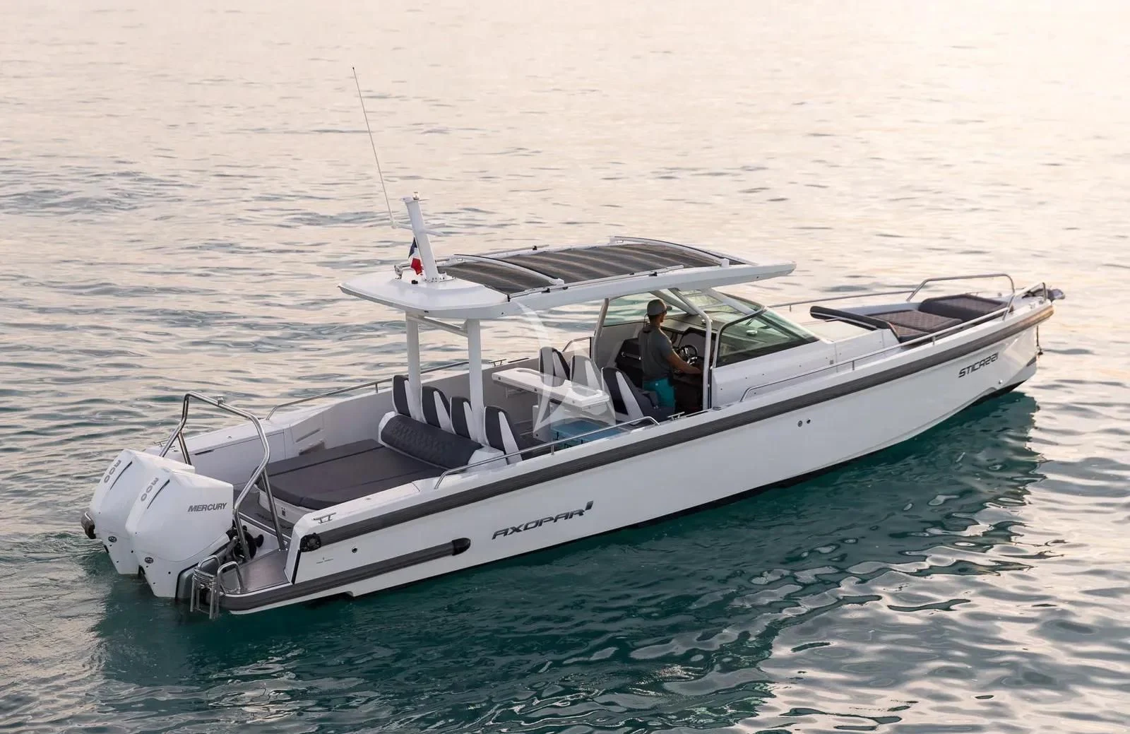 a boat in the water aboard BIRUBI Yacht for Sale
