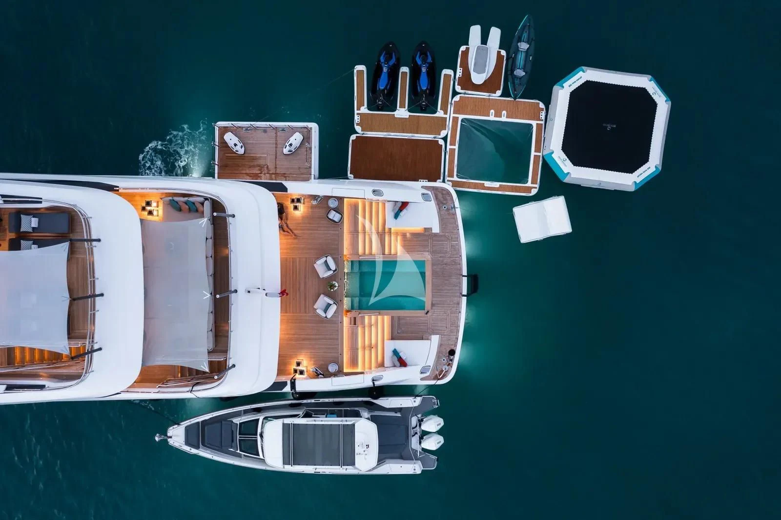 a close-up of a machine aboard BIRUBI Yacht for Sale