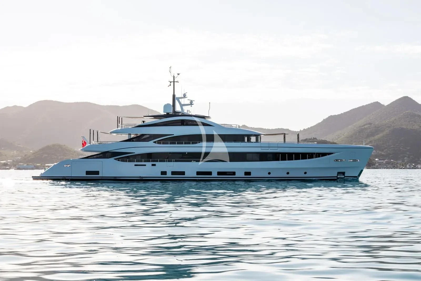 a boat on the water aboard BIRUBI Yacht for Sale