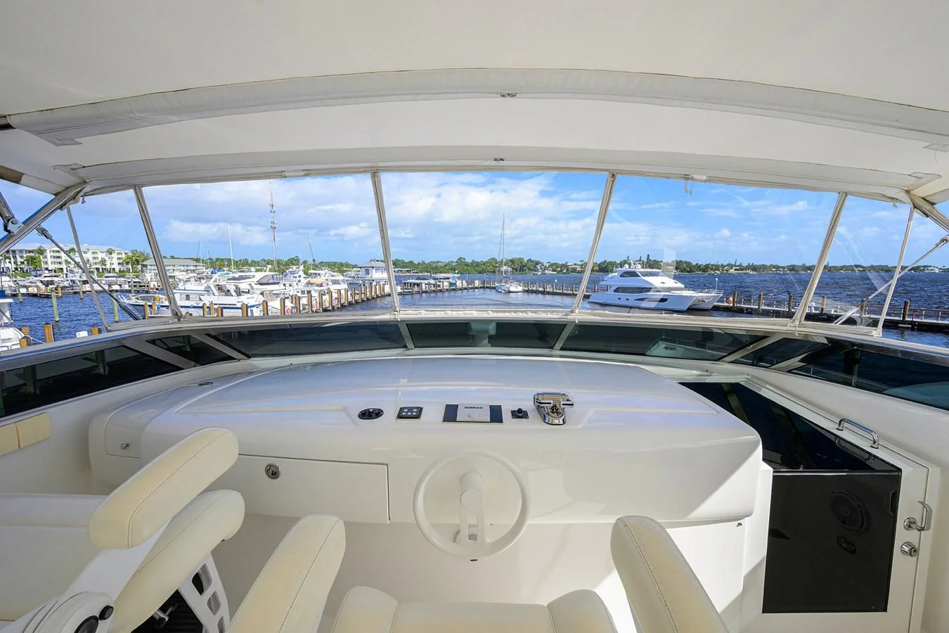 a view of a boat from the deck of a boat aboard ALWAYS BAREFOOT Yacht for Sale