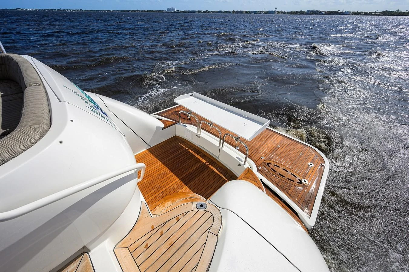 a boat on the water aboard ALWAYS BAREFOOT Yacht for Sale