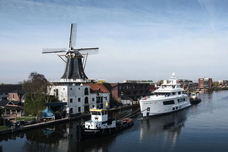 a boat is sailing in the water aboard CALLISTO Yacht for Sale