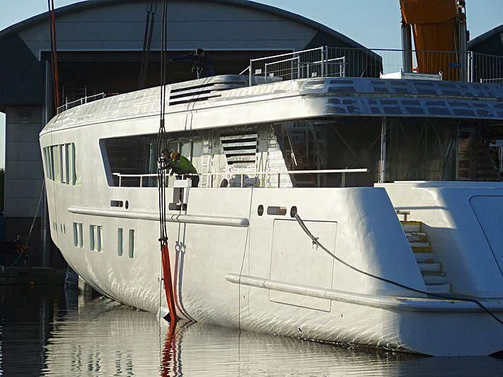 a boat in the water aboard CALLISTO Yacht for Sale