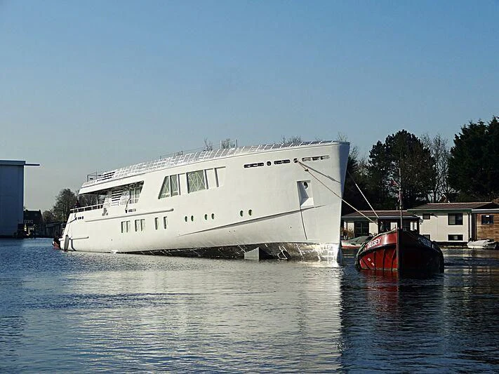 a boat in the water aboard CALLISTO Yacht for Sale