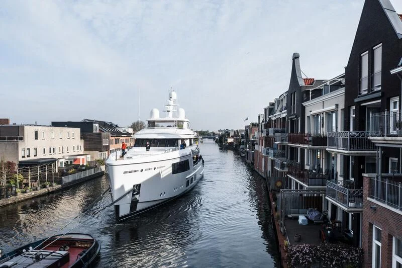 a boat is sailing on the water aboard CALLISTO Yacht for Sale