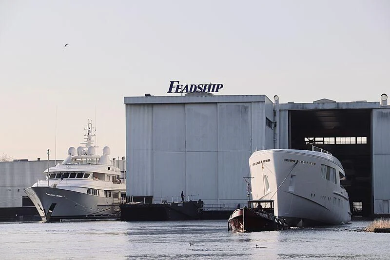 a couple of boats in the water aboard CALLISTO Yacht for Sale