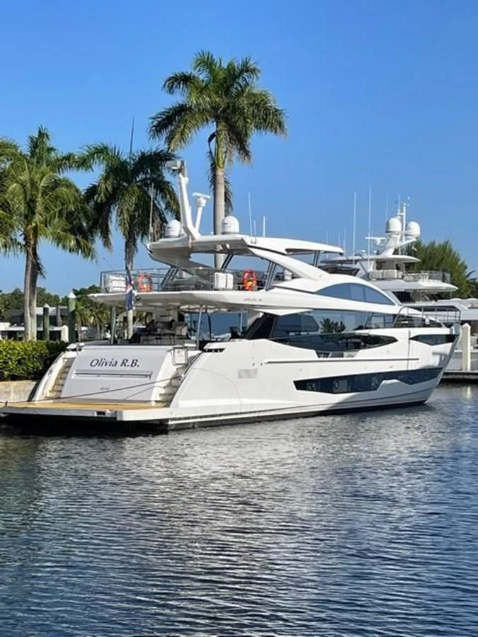 a boat on the water aboard OLIVIA RB Yacht for Sale