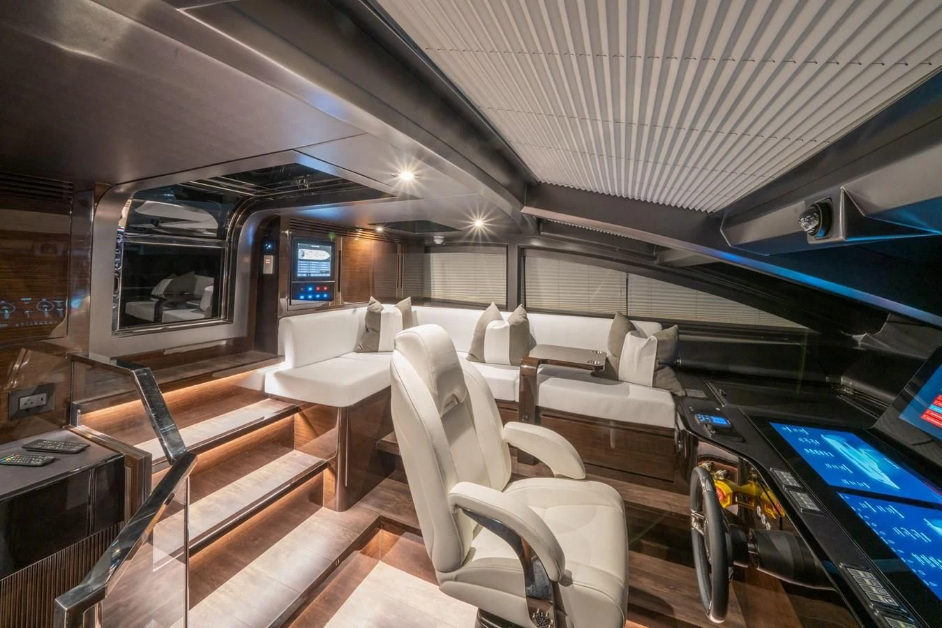 inside of a vehicle aboard OLIVIA RB Yacht for Sale