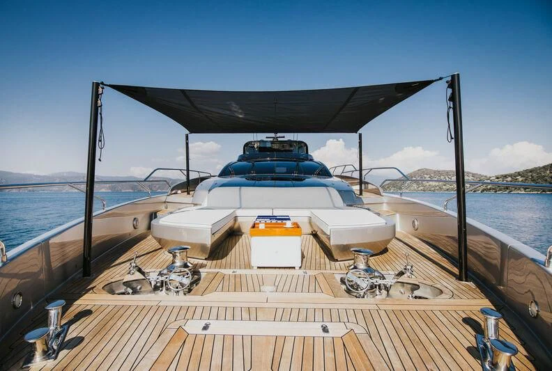 a boat on a body of water aboard MY WAY V Yacht for Sale