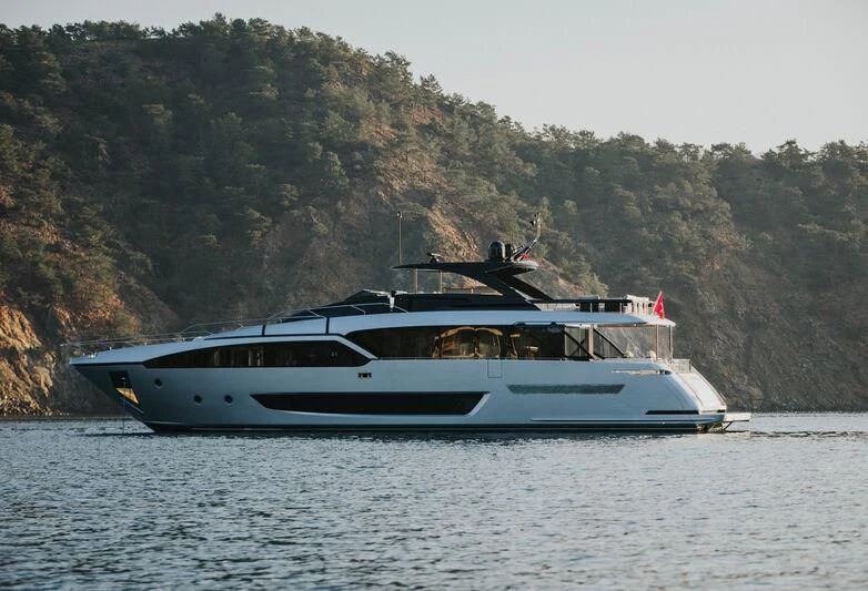 a boat on the water aboard MY WAY V Yacht for Sale