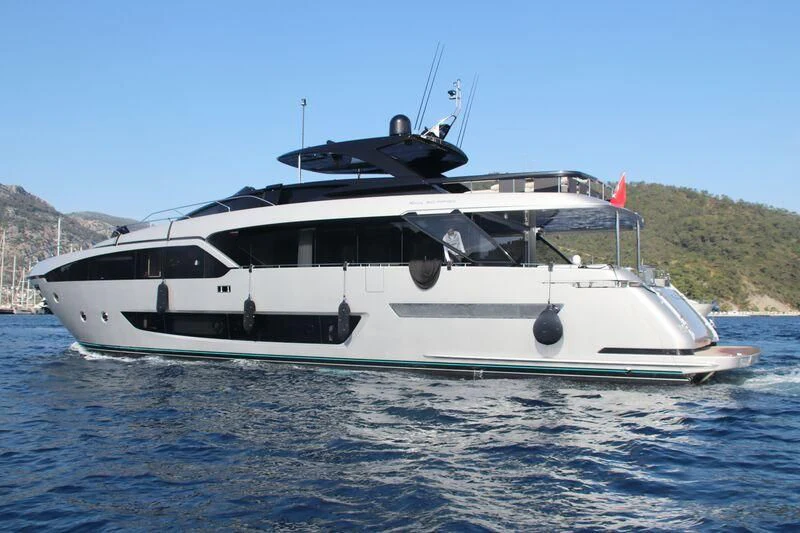 a boat on the water aboard MY WAY V Yacht for Sale