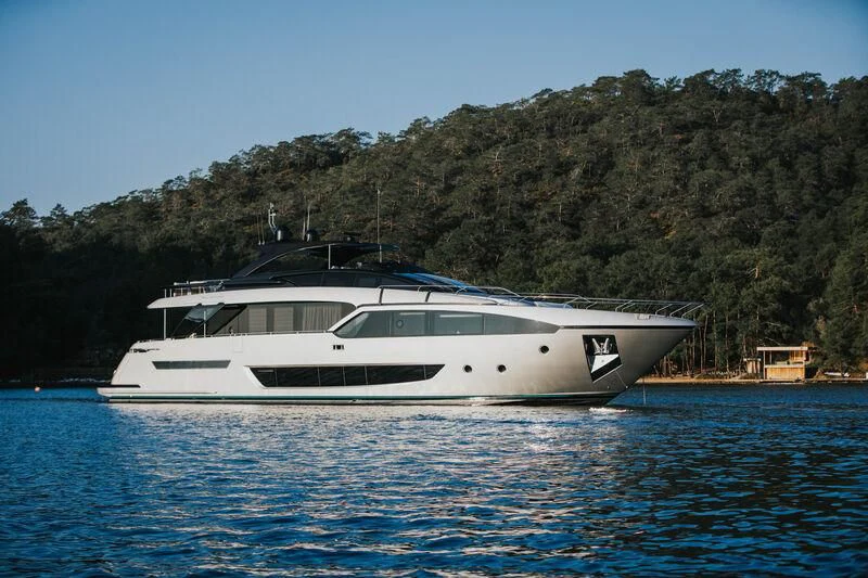 a boat on the water aboard MY WAY V Yacht for Sale