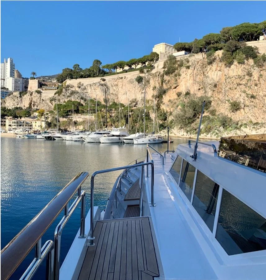 a dock with boats on it aboard BAHIRA II Yacht for Sale