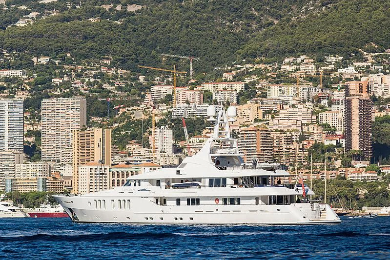 a boat in the water aboard TALISMAN MAITON Yacht for Charter
