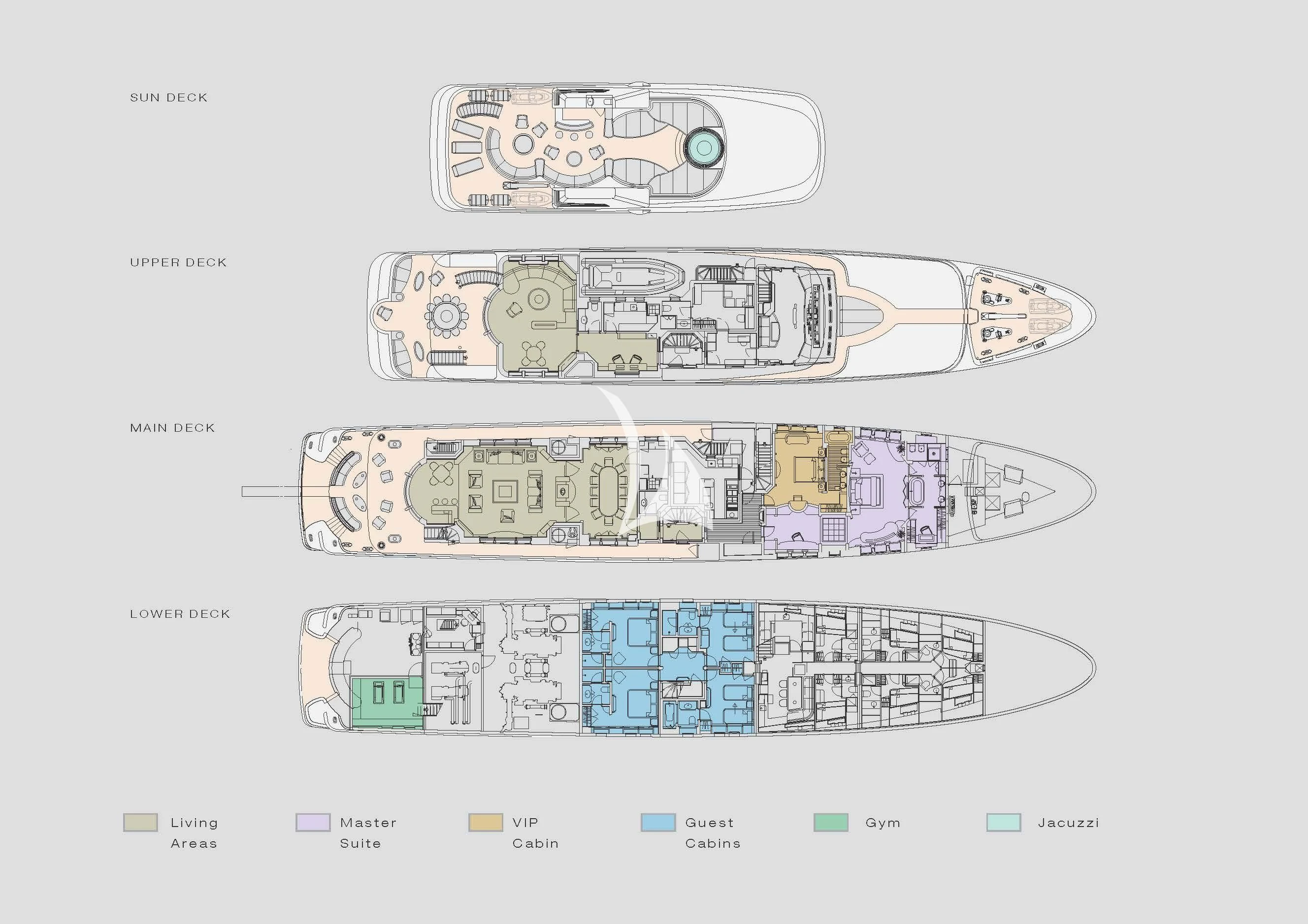 diagram aboard TALISMAN MAITON Yacht for Charter