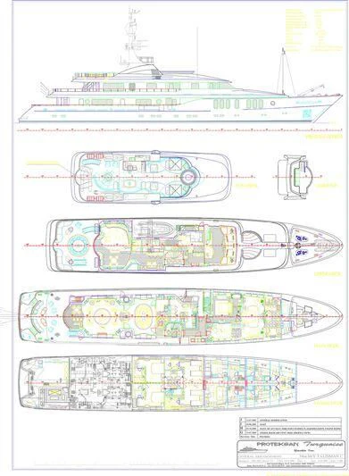 diagram aboard TALISMAN MAITON Yacht for Charter