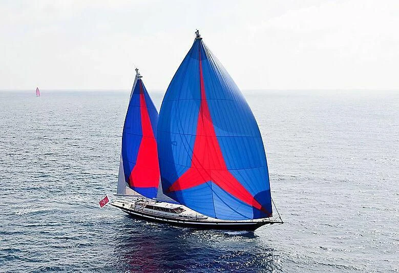 a sailboat on the water aboard SOUTHWIND OF Yacht for Sale