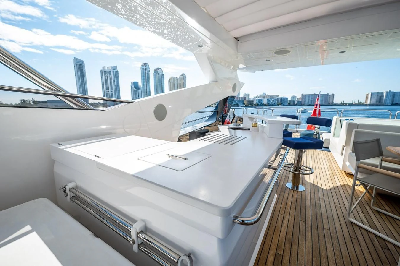 inside of a boat aboard ROMANI Yacht for Sale