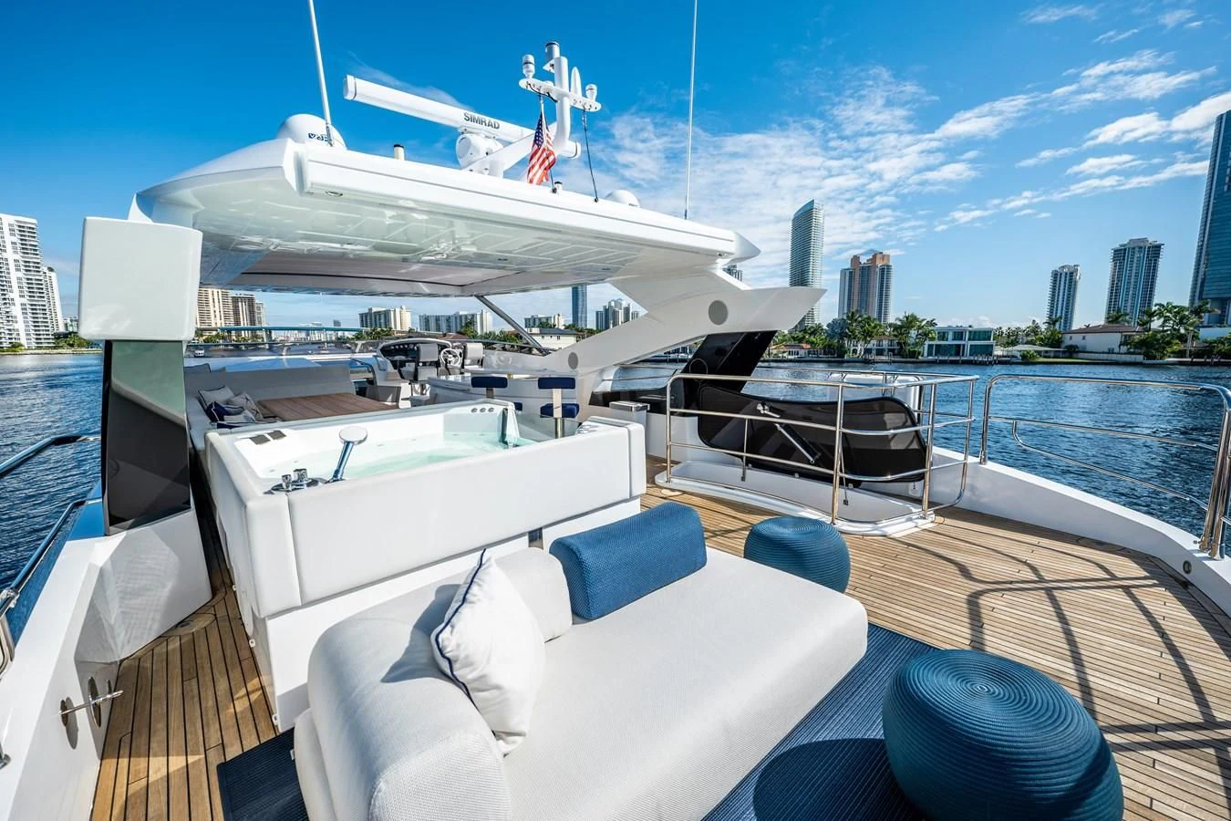 a boat on the water aboard ROMANI Yacht for Sale
