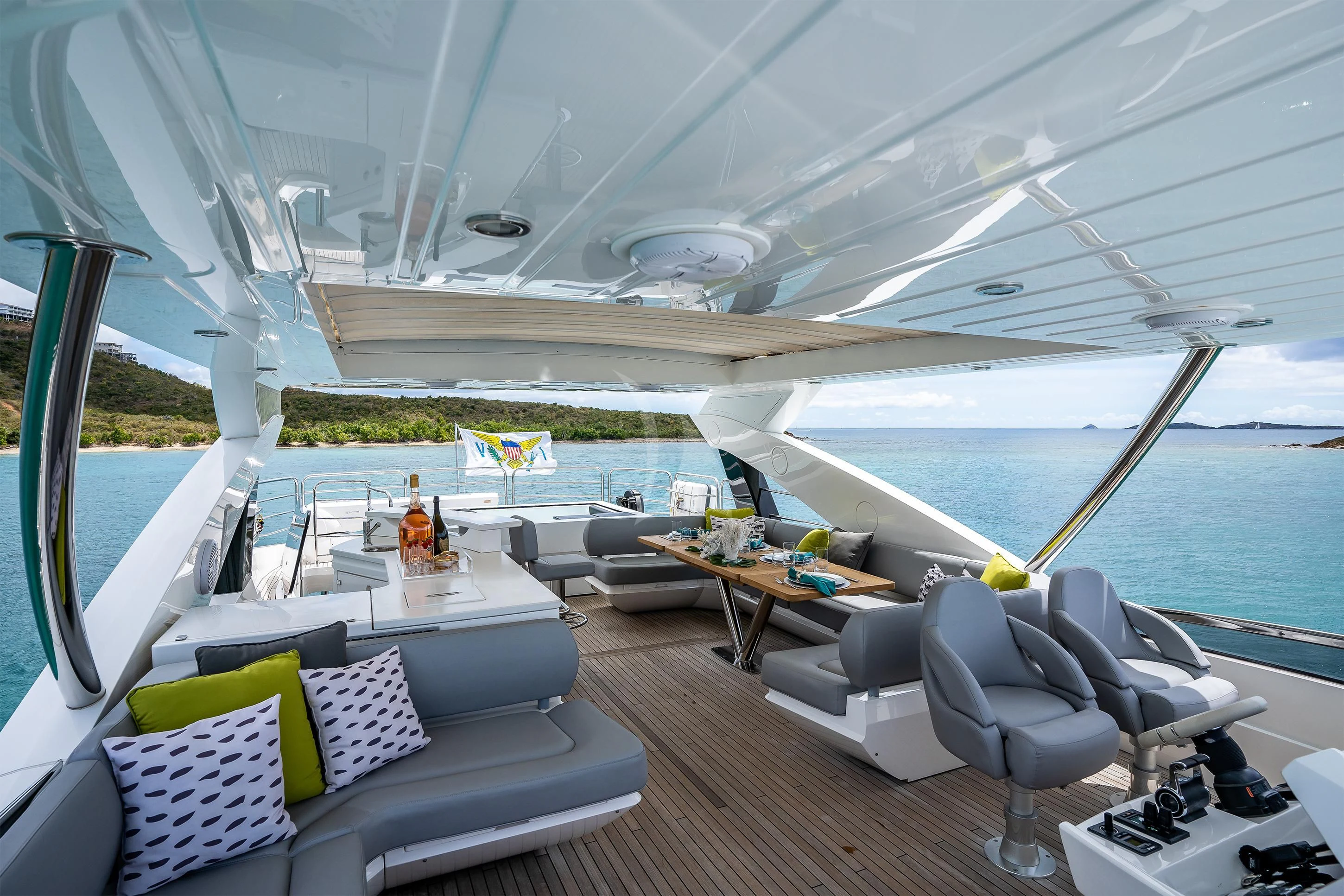 a boat on the water aboard ELITE Yacht for Sale