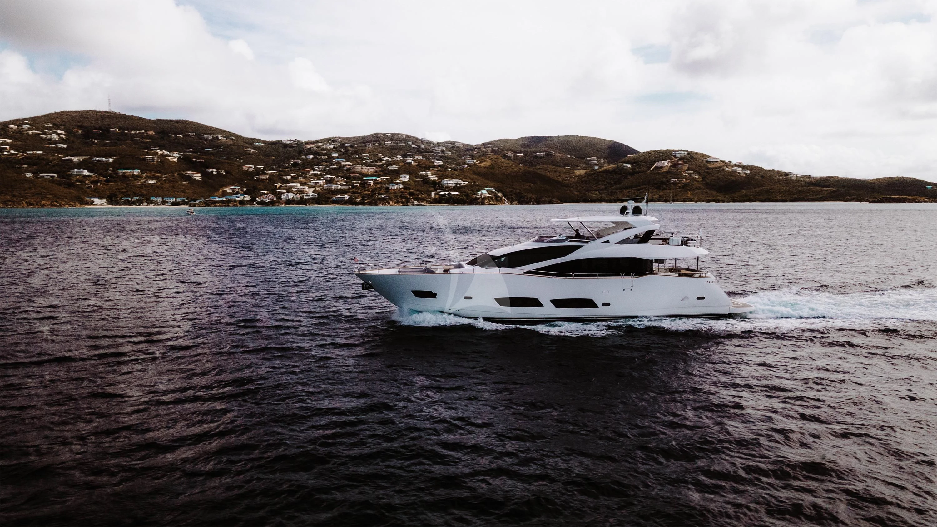 a boat in the water aboard ELITE Yacht for Sale