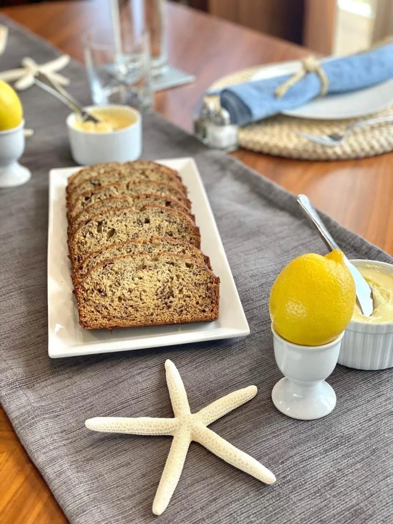 a plate of food and a fork aboard ELITE Yacht for Sale