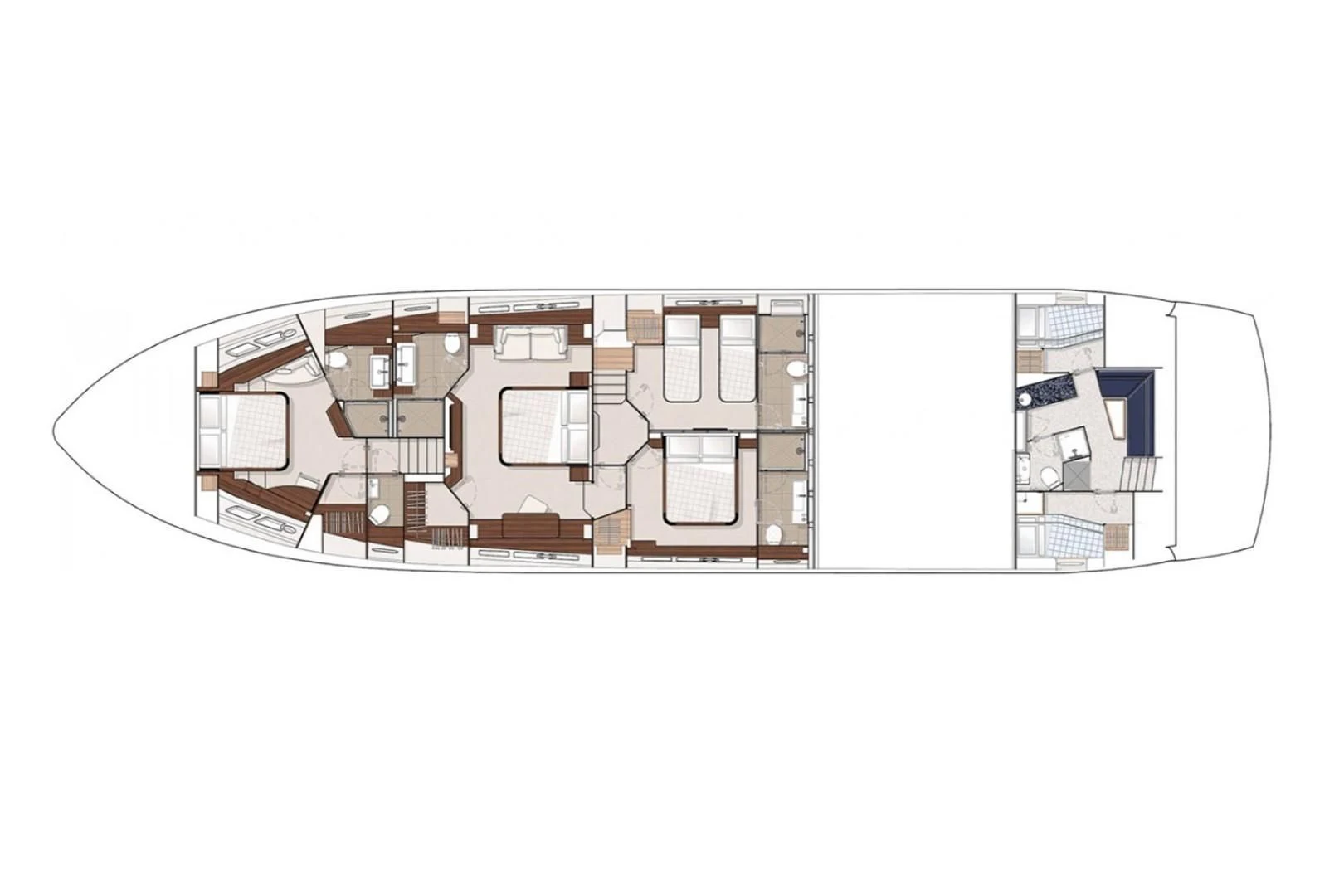 diagram, engineering drawing aboard ELITE Yacht for Sale