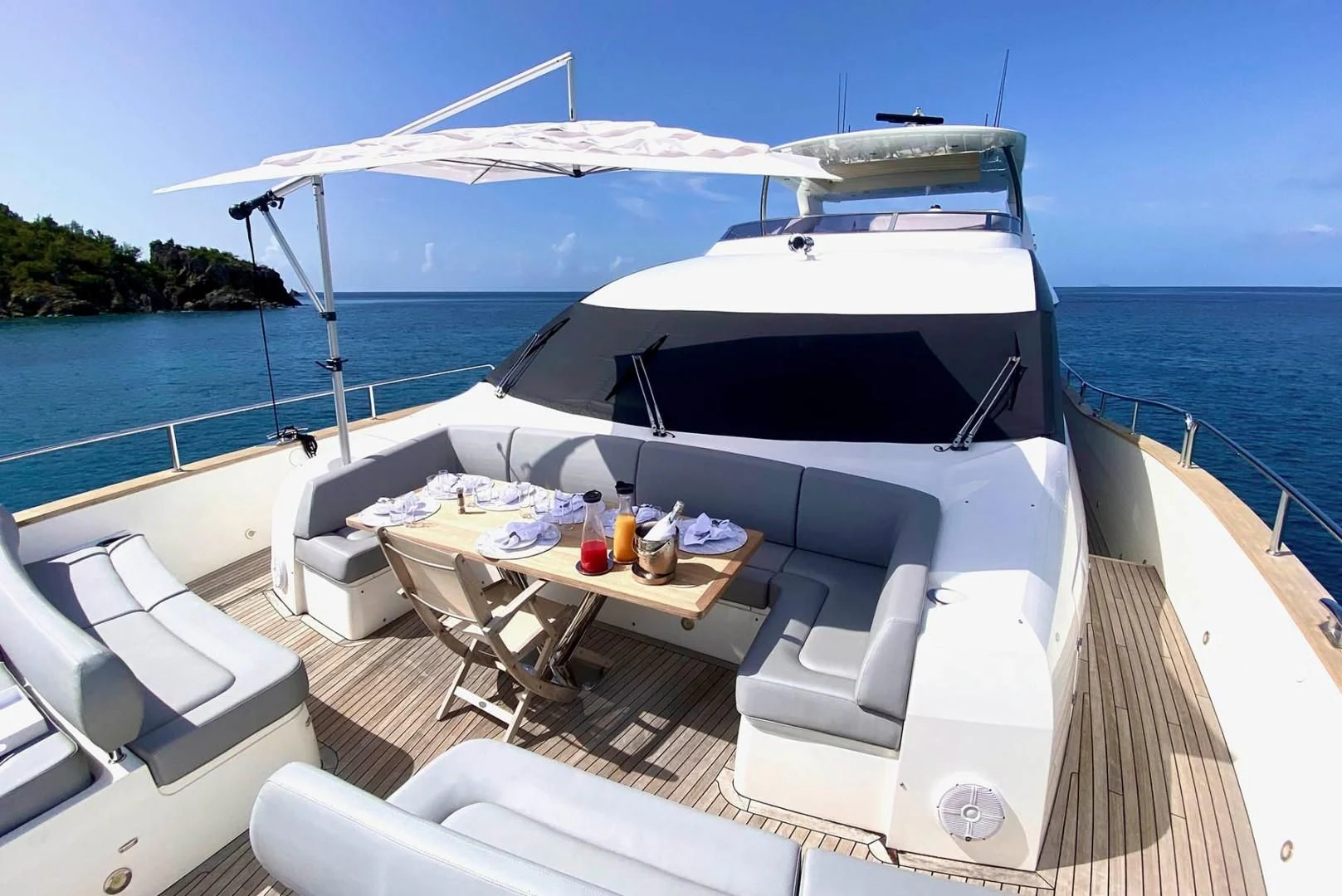 a boat on a boat aboard ELITE Yacht for Sale