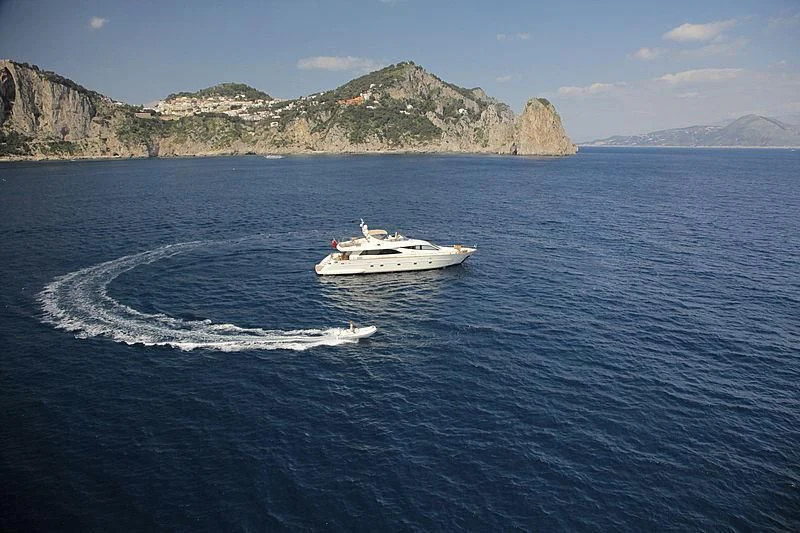 a boat on the water aboard SOHO Yacht for Sale