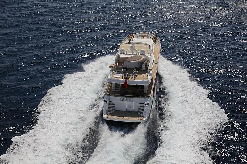 a boat on the water aboard SOHO Yacht for Sale