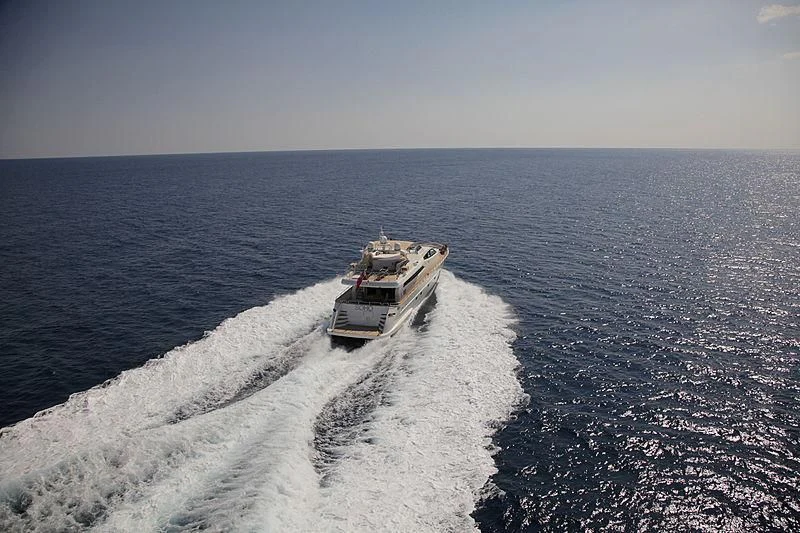 a boat on the water aboard SOHO Yacht for Sale