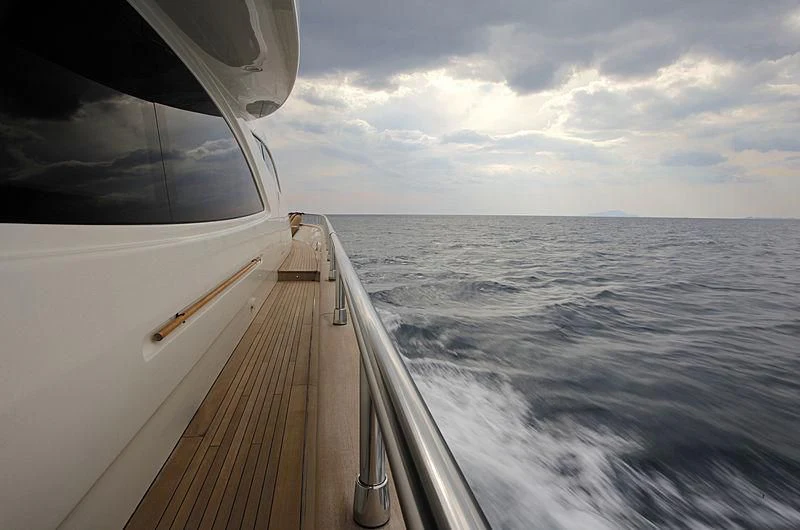 a boat on the water aboard SOHO Yacht for Sale