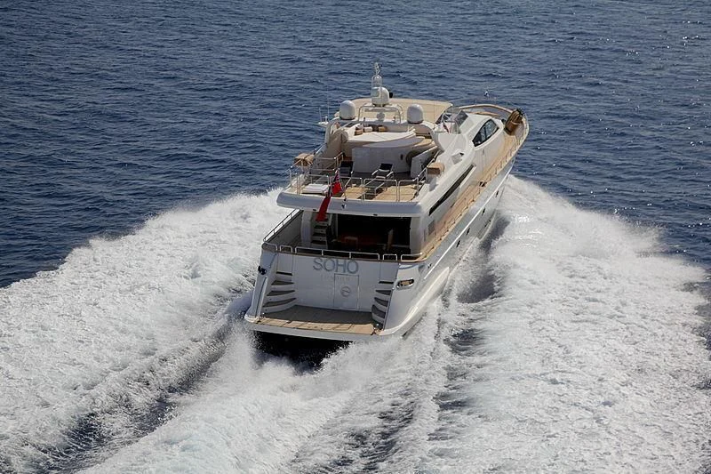 a boat on the water aboard SOHO Yacht for Sale