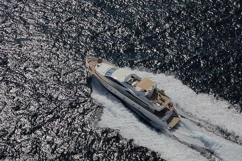 a snow plow in a field aboard SOHO Yacht for Sale