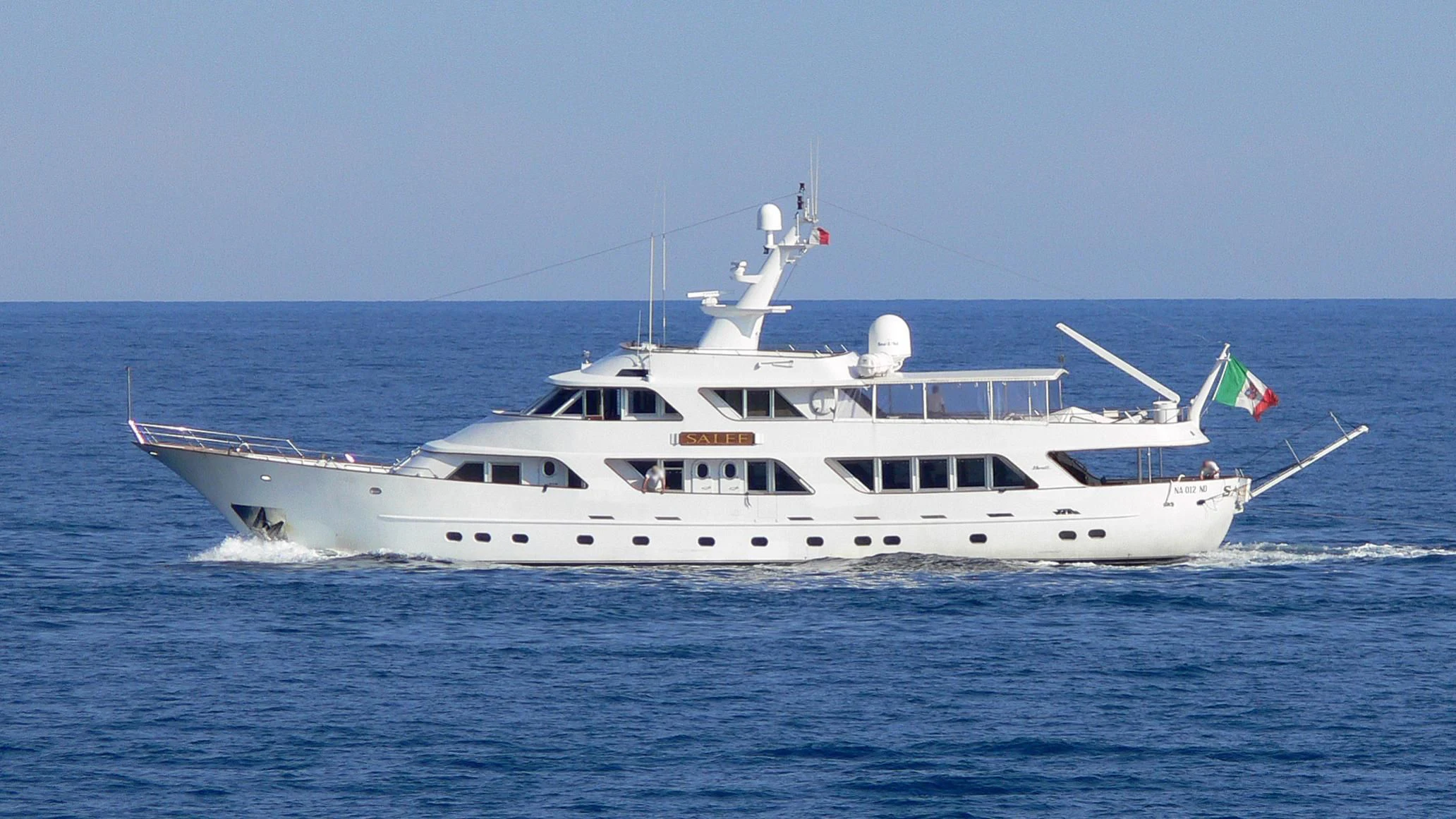 a boat on the water aboard TO JE TO Yacht for Sale